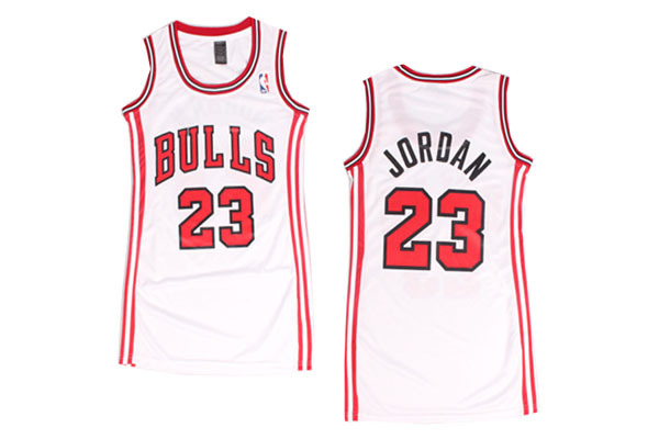 Michael Jordan, Chicago Bulls [Blanca] - Mujer - Haga click en la imagen para cerrar